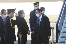 Japan PM Kishida in Belgium for G-7 summit