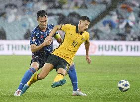 Football: Australia-Japan World Cup qualifier