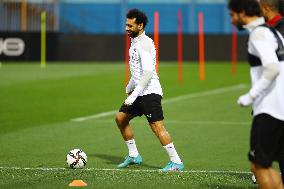 (SP)EGYPT-CAIRO-FOOTBALL-FIFA 2022 WORLD CUP QUALIFIER-EGYPTIAN TEAM-TRAINING SESSION