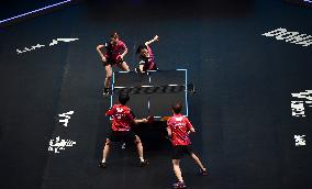 (SP)DOHA-QATAR-TABLE TENNIS-WTT CONTENDER 2022-WOMEN'S DOUBLES