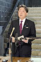 Japanese Foreign Minister Hayashi