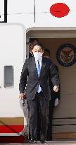 Japan PM Kishida returns to Tokyo