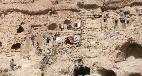 AFGHANISTAN-BAMIYAN-CAVE DWELLERS