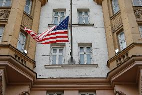 RUSSIA-MOSCOW-U.S.-EMBASSY