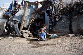 YEMEN-SANAA-IDP CAMP