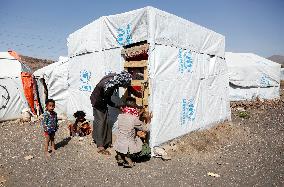 YEMEN-SANAA-IDP CAMP