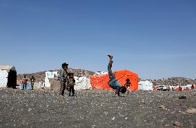 YEMEN-SANAA-IDP CAMP