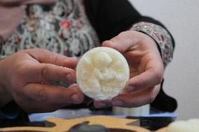 MIDEAST-GAZA-HAND-MADE SOAP