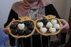 MIDEAST-GAZA-HAND-MADE SOAP