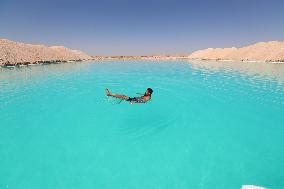 EGYPT-SIWA OASIS-SALT LAKE