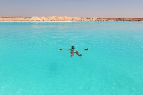 EGYPT-SIWA OASIS-SALT LAKE