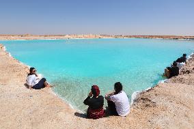 EGYPT-SIWA OASIS-SALT LAKE