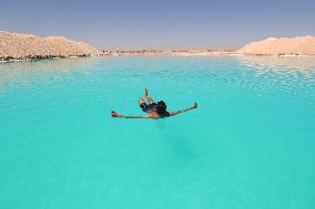 EGYPT-SIWA OASIS-SALT LAKE