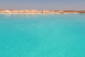 EGYPT-SIWA OASIS-SALT LAKE