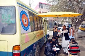 AFGHANISTAN-KUNDUZ-MOBILE LIBRARY BUS