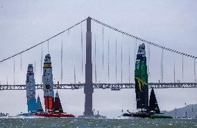 (SP)U.S.-FRANCISCO-SAIL GP-DAY 1