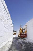 "Snow corridor" in northeastern Japan