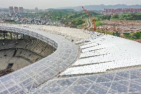 CHINA-CHONGQING-FOOTBALL STADIUM-CONSTRUCTION (CN)