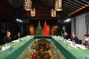 CHINA-TURKMENISTAN-FMS' MEETING (CN)