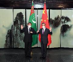 CHINA-TURKMENISTAN-FMS' MEETING (CN)