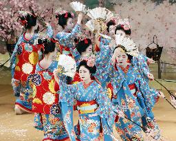Traditional dance performance in Kyoto