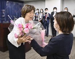 Vaccination minister Horiuchi resigns