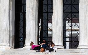 GREECE-ATHENS-NATIONAL GARDEN-SPRING