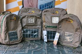 BOTSWANA-GABORONE-SOLAR BACKPACKS