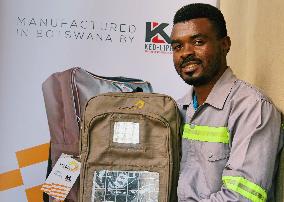 BOTSWANA-GABORONE-SOLAR BACKPACKS