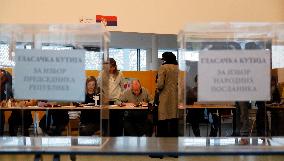 SERBIA-BELGRADE-ELECTIONS