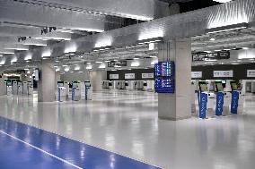 Narita airport's enlarged Terminal 3
