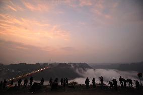 CHINA-HUNAN-AIZHAI BRIDGE-10 YEARS (CN)