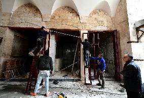 SYRIA-ALEPPO-ANCIENT MARKETPLACE-RECONSTRUCTION