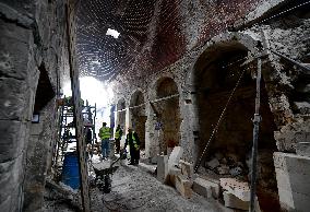 SYRIA-ALEPPO-ANCIENT MARKETPLACE-RECONSTRUCTION