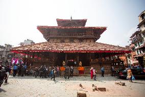 NEPAL-KATHMANDU-KASTHAMANDAP TEMPLE-INAUGURATION