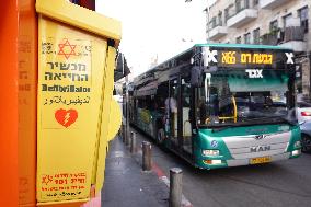 MIDEAST-JERUSALEM-WORLD HEALTH DAY-AED