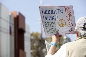Protest against Russia's invasion of Ukraine