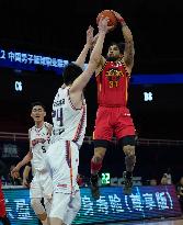 (SP)CHINA-NANCHANG-BASKETBALL-CBA LEAGUE-SHANGHAI VS SHENZHEN (CN)