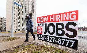 CANADA-TORONTO-UNEMPLOYMENT RATE-FALL