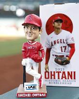 Baseball: Shohei Ohtani bobblehead