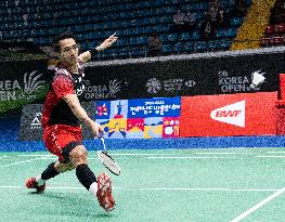 (SP)SOUTH KOREA-SUNCHEON-BADMINTON-KOREA OPEN 2022-MEN'S SINGLES-SEMIFINAL