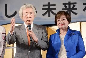 Ex-Japan PM Koizumi supports opposition candidate