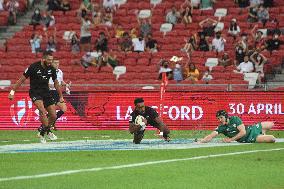 (SP)SINGAPORE-RUGBY-WORLD SEVENS SERIES-IRL VS NZL