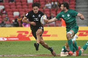 (SP)SINGAPORE-RUGBY-WORLD SEVENS SERIES-IRL VS NZL