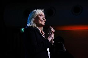 FRANCE-PARIS-PRESIDENTIAL ELECTIONS-MARINE LE PEN-FIRST ROUND