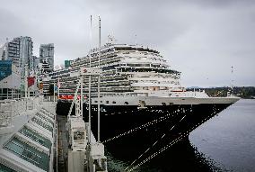 CANADA-VANCOUVER-TOURISM-CRUISE SHIP-ARRIVE