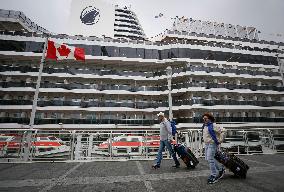CANADA-VANCOUVER-TOURISM-CRUISE SHIP-ARRIVE