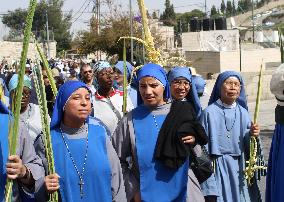 MIDEAST-JERUSALEM-PALM SUNDAY