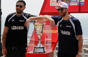 (SP)LEBANON-BEIRUT-BASKETBALL-FIBA ASIA CUP-TROPHY TOUR