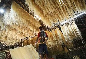INDIA-AGARTALA-VERMICELLI MAKING